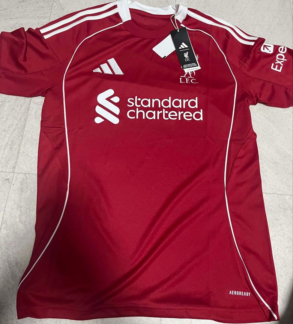 Liverpool FC アウェイシャツ adidas レッド　ユニフォーム