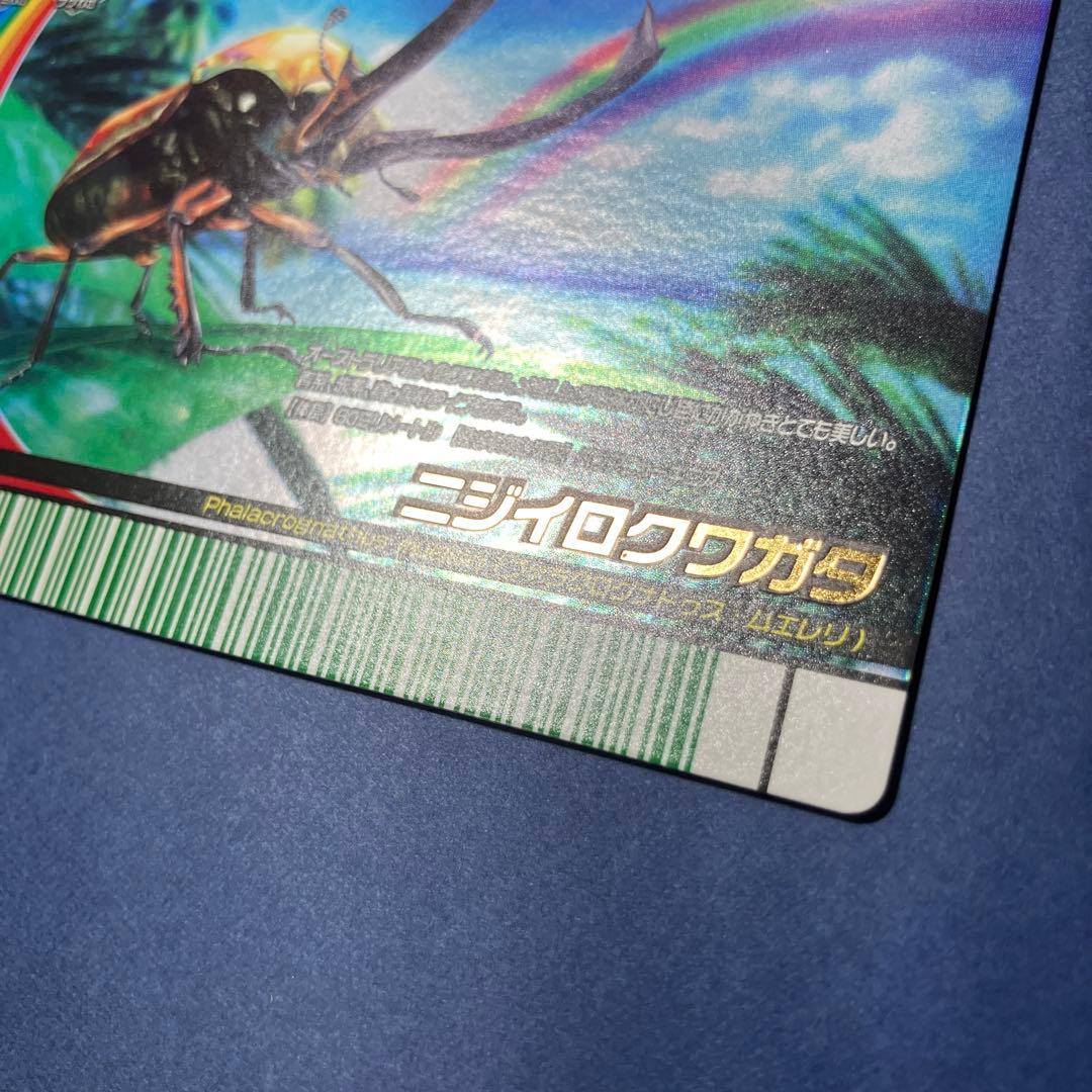 甲虫王者ムシキング　アダー完結編　レインボー　ニジイロクワガタ　オレンジ　１枚