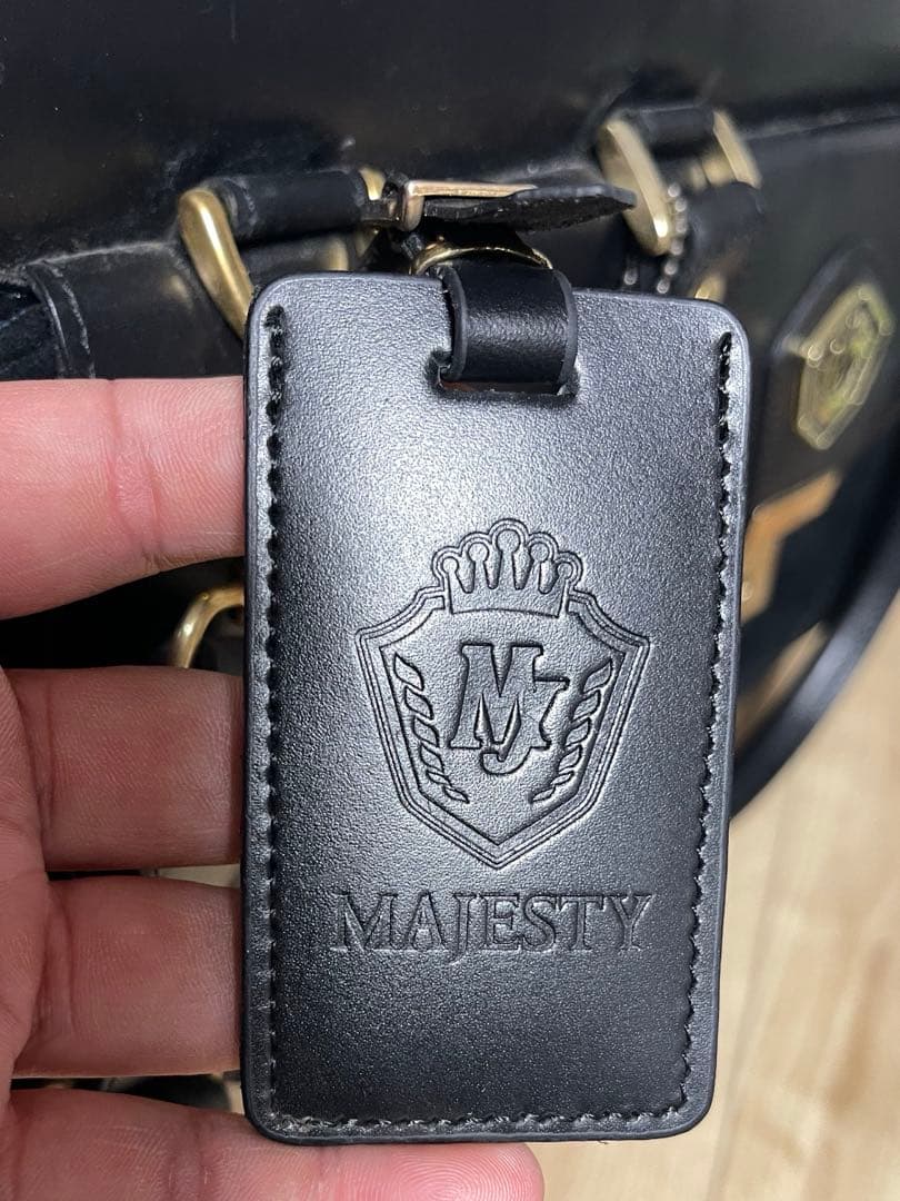 MAJESTY ボストンバック　ゴルフバック　レザー