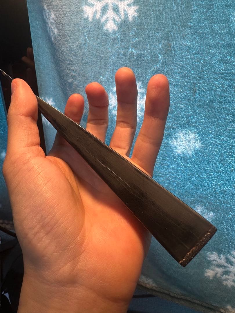 【美品】津軽三味線用　鼈甲撥　本鼈甲　黒水牛台　バチ尻装飾