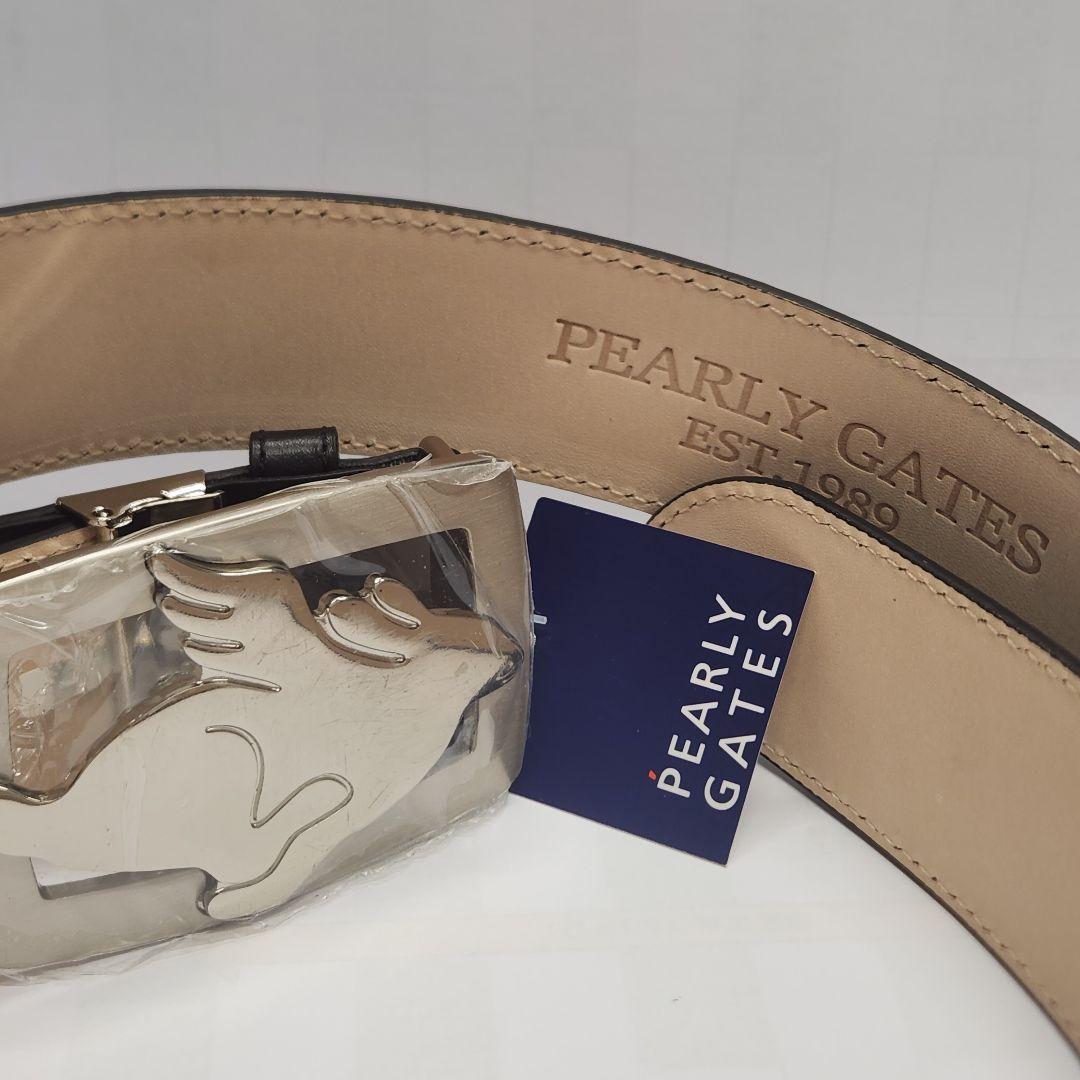 PEARLY GATES　未使用　タグ付　ブラック　ベルト　フライングラビット
