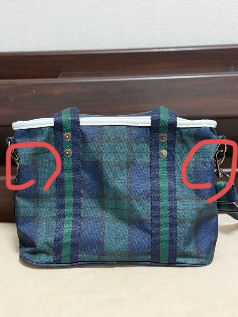 Ralph Lauren POLO GOLF カートバッグ　チェック　2WAY