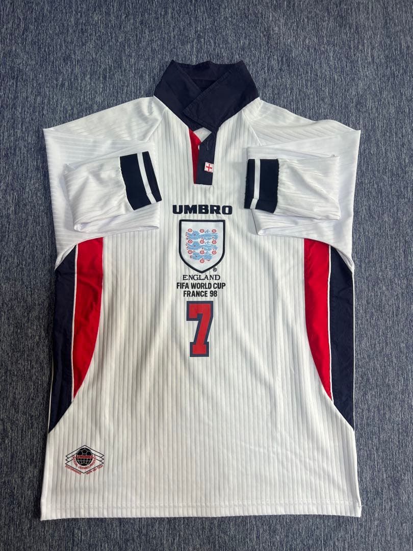 UMBRO イングランド 1998 ベッカム 7 長袖シャツ