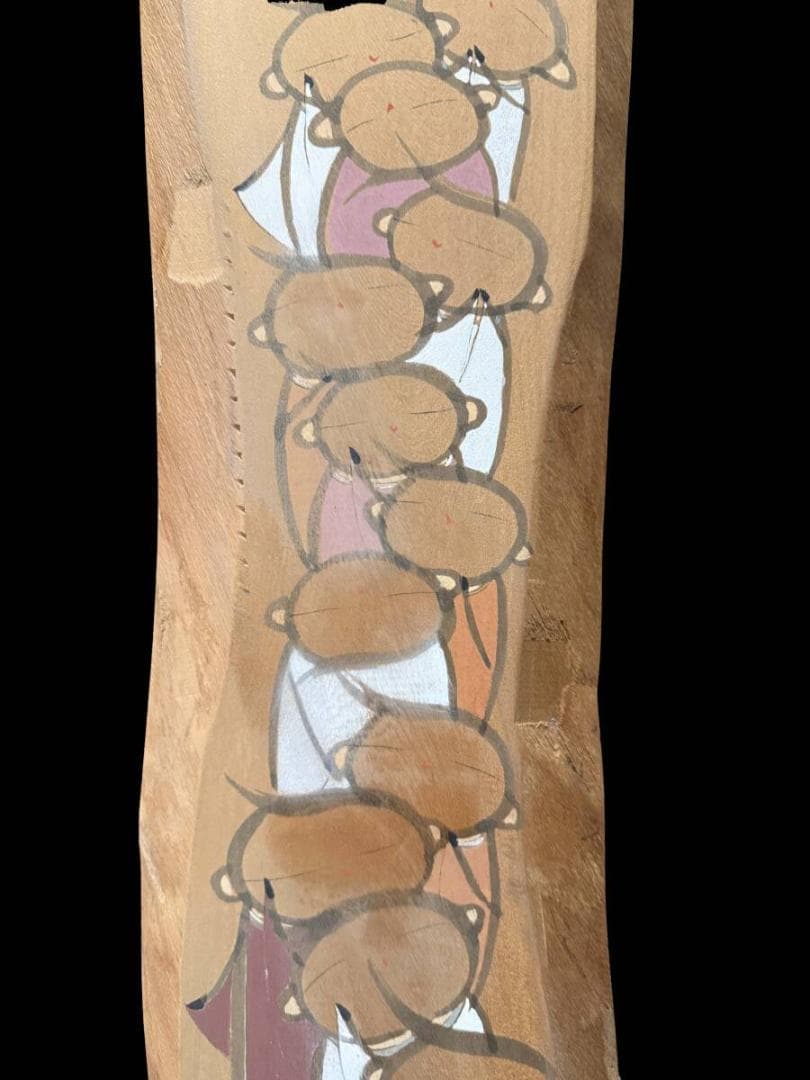 地蔵絵 真作 丸山今朝三画 高98㎝ 岡崎市発送 7288