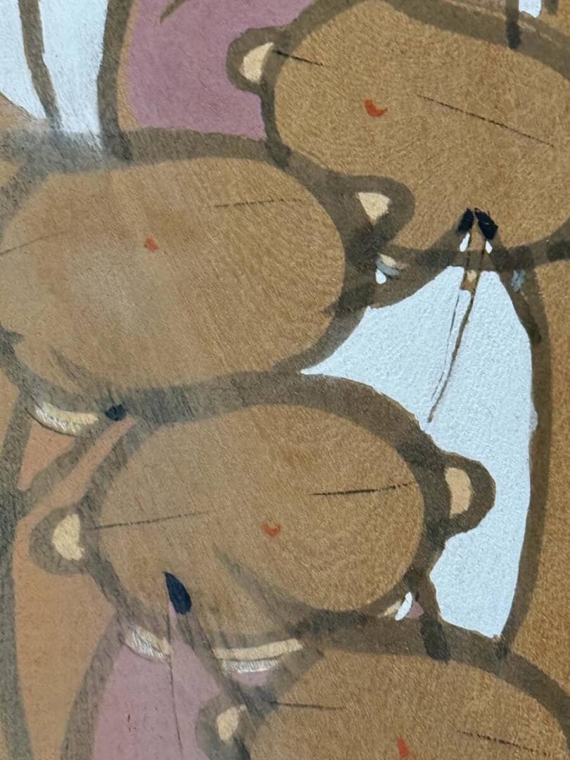 地蔵絵 真作 丸山今朝三画 高98㎝ 岡崎市発送 7288