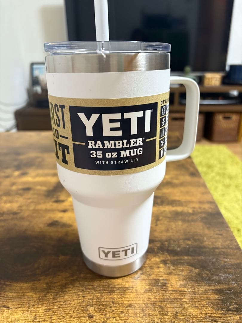YETI Rambler 35 oz Mug ストロー付き 正規品