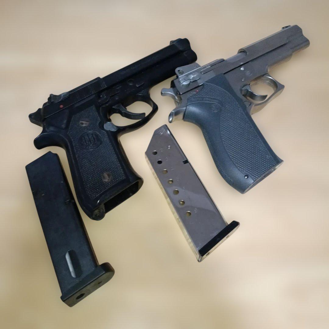 バラ売り価格交渉OK！ガスガン2丁・MGC　ベレッタ ・マルゼンS＆W