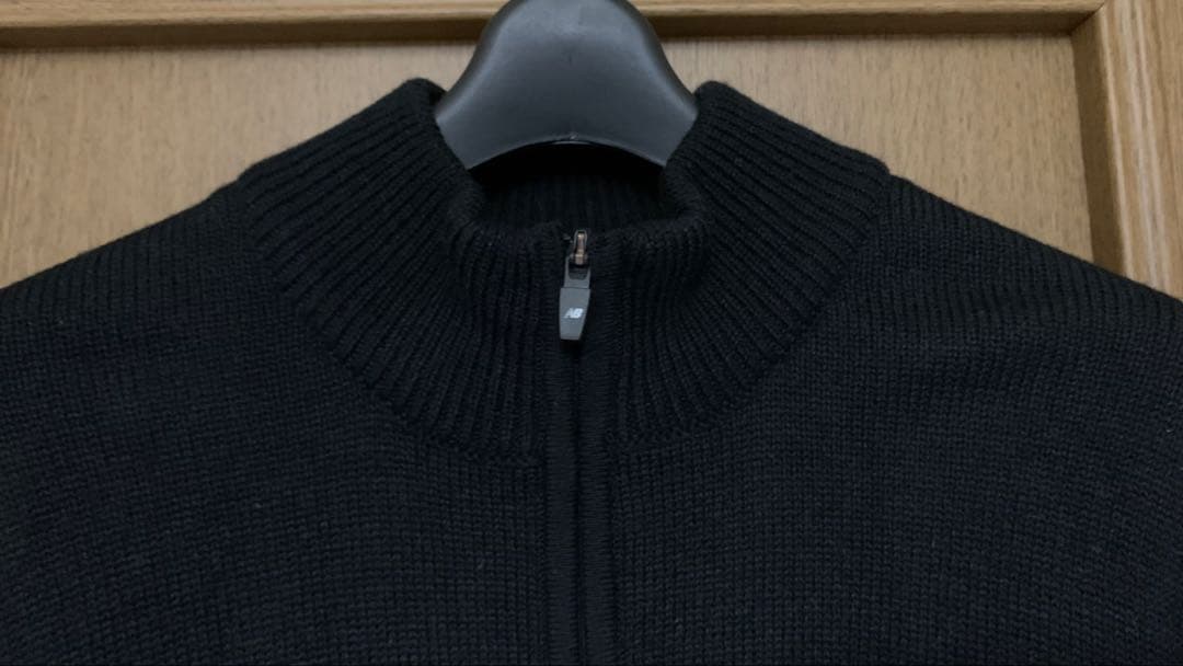 ニューバランス ゴルフ　ニットブルゾン　サイズ４　ブラック　美品