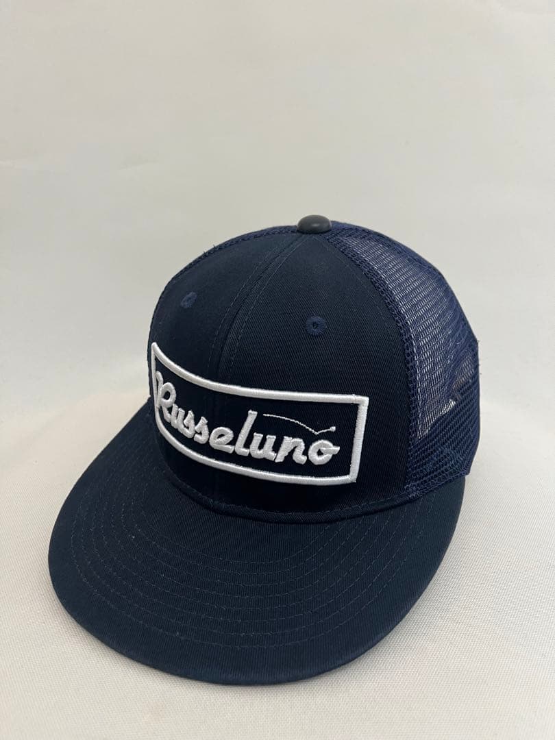 【Russeluno】ネイビー メッシュキャップ スポーツ　ゴルフ