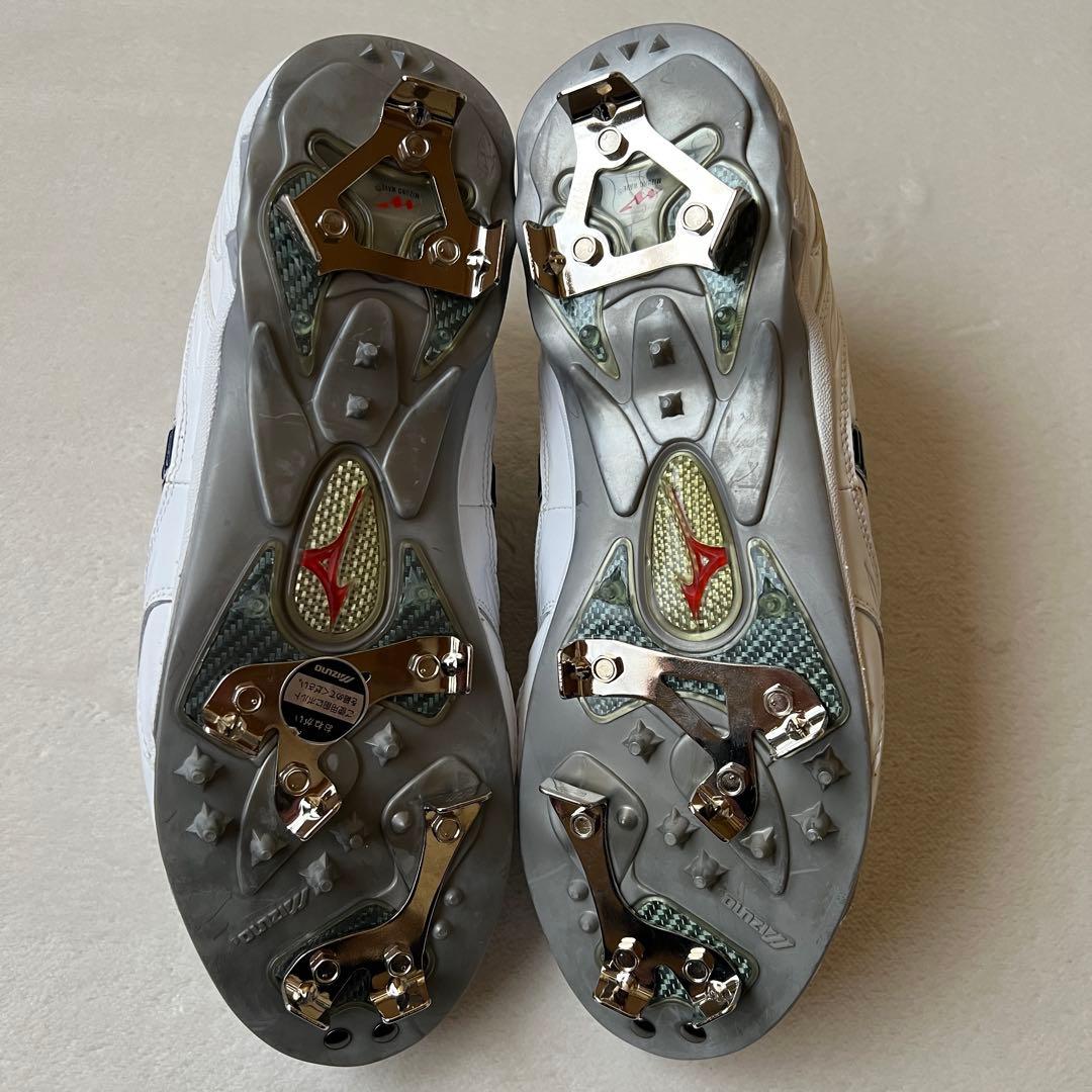 MIZUNO ミズノ 26.0㎝ 新品 ビューリーグ 野球スパイク 白ホワイト