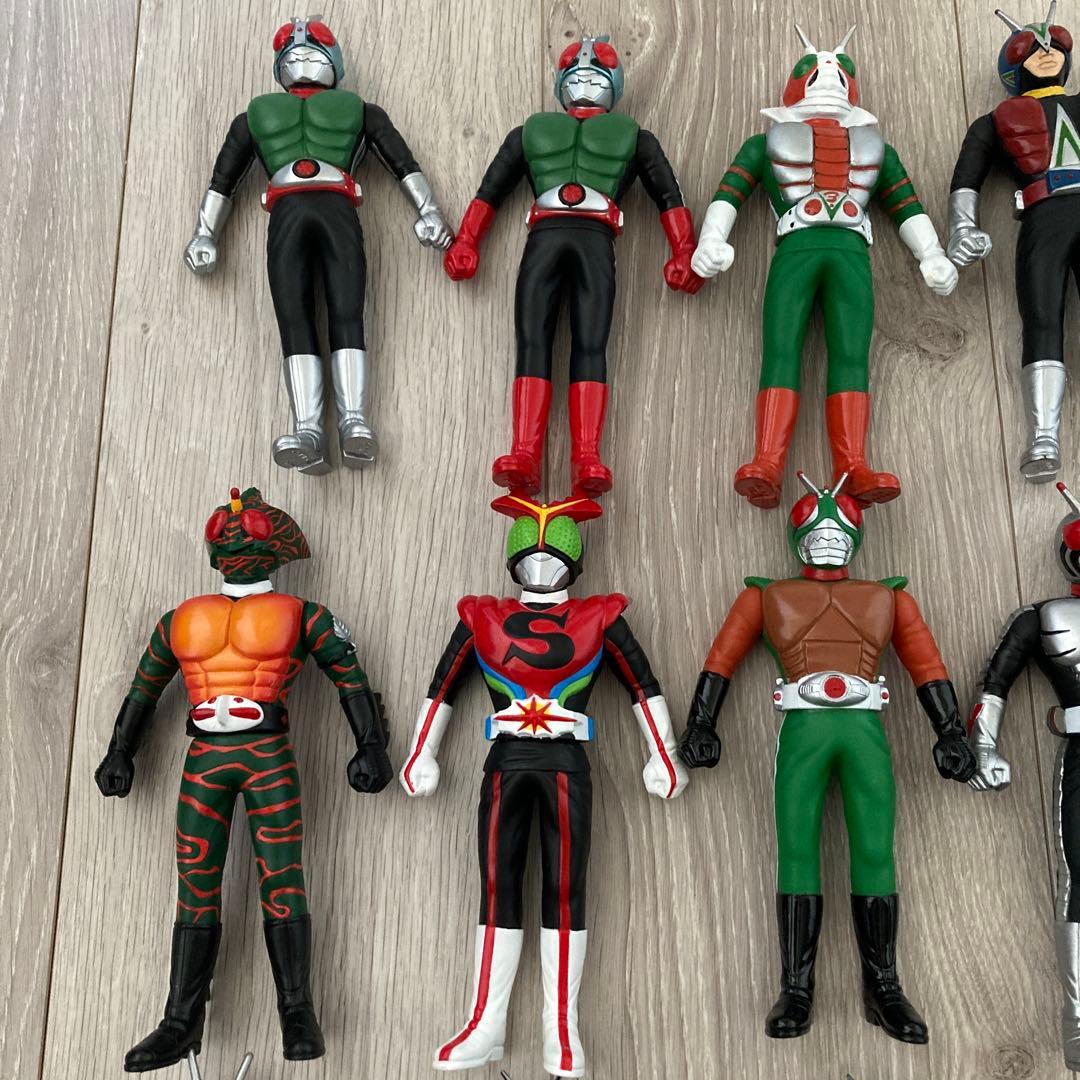 昭和仮面ライダー ソフビフィギュア 15体セット