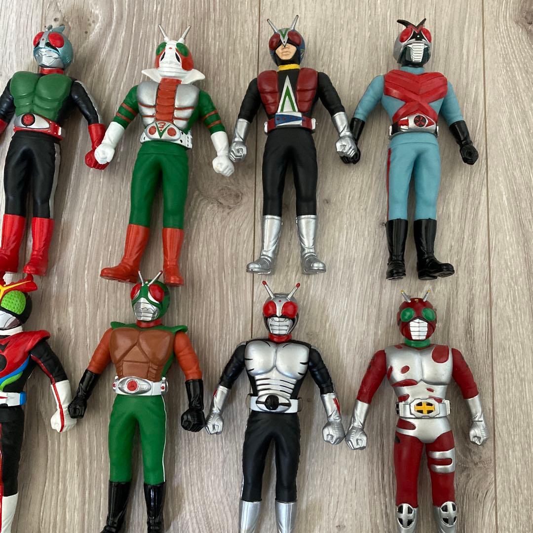昭和仮面ライダー ソフビフィギュア 15体セット