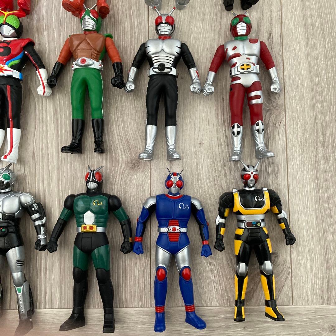 昭和仮面ライダー ソフビフィギュア 15体セット