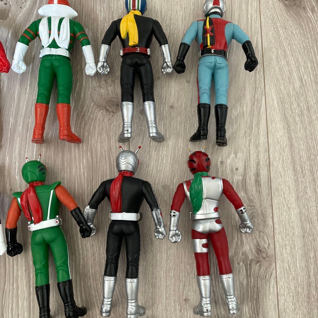 昭和仮面ライダー ソフビフィギュア 15体セット