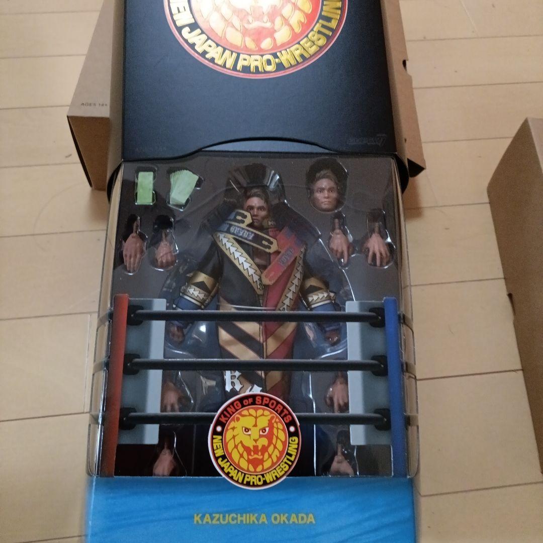 新日本プロレス　ライガー　オカダカズチカ　棚橋弘至 　フィギュア　AEW