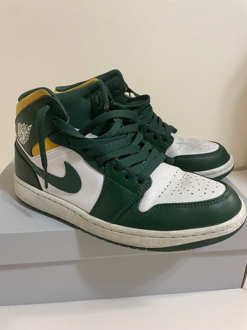 シューズ(男性用) NIKE AIR JORDAN 1 MID SeattleSupersonics