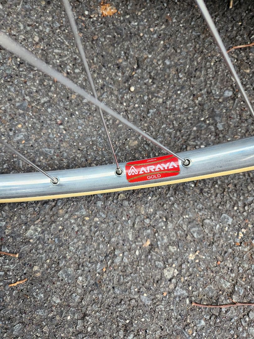 Dura-Ace ARAYAGOLD 完組ホイール 前後セット競輪 NJS認定