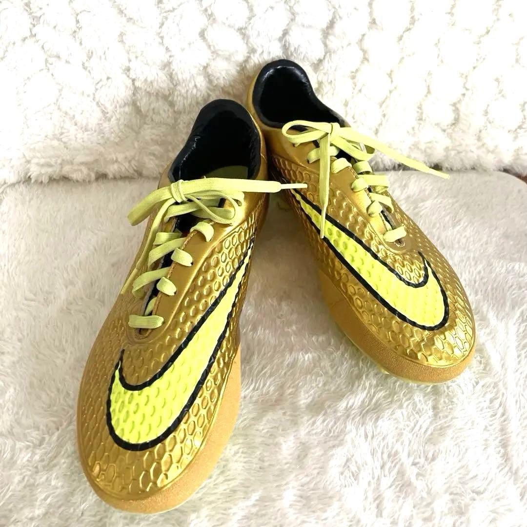 【希少】Nike ナイキ ハイパーヴェノム ネイマール愛用 ゴールドスパイク
