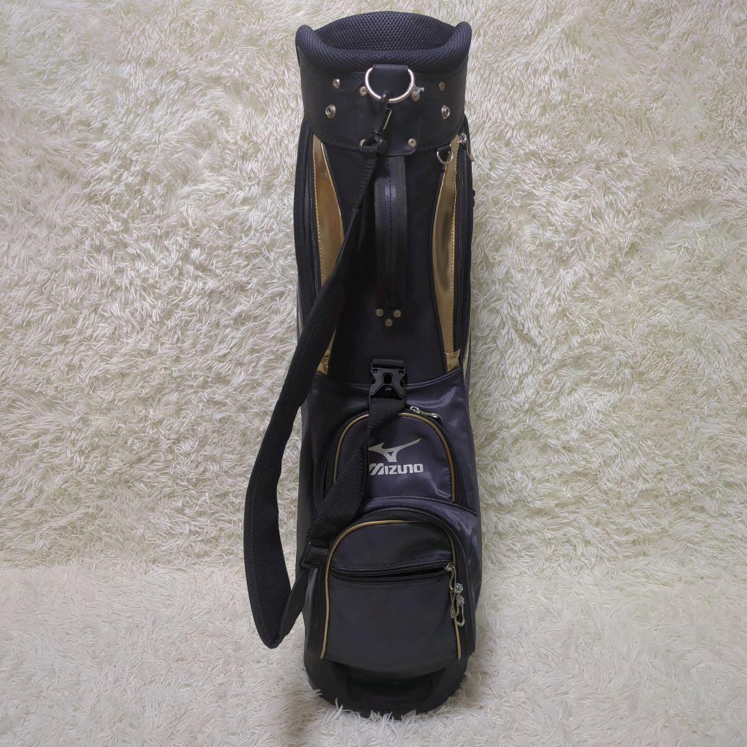 Mizuno RV03ゴルフバッグ 黒/金 初心者用 大容量