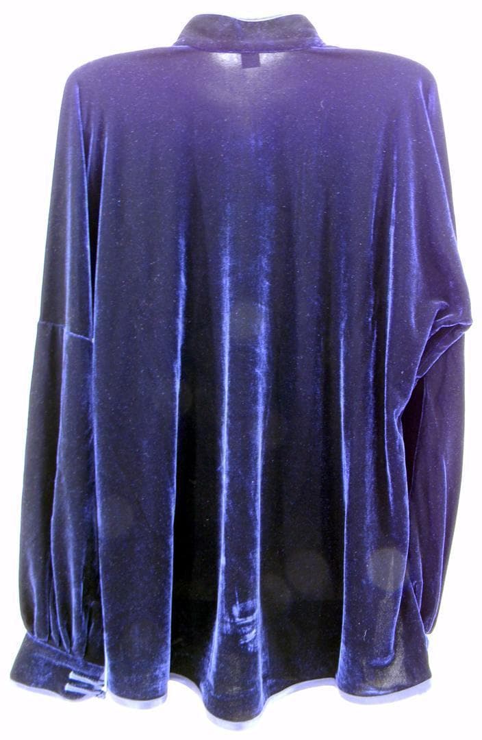 太極拳 ベロア調 太極服 上下 L サイズ 男女両用 藏青色【新品】