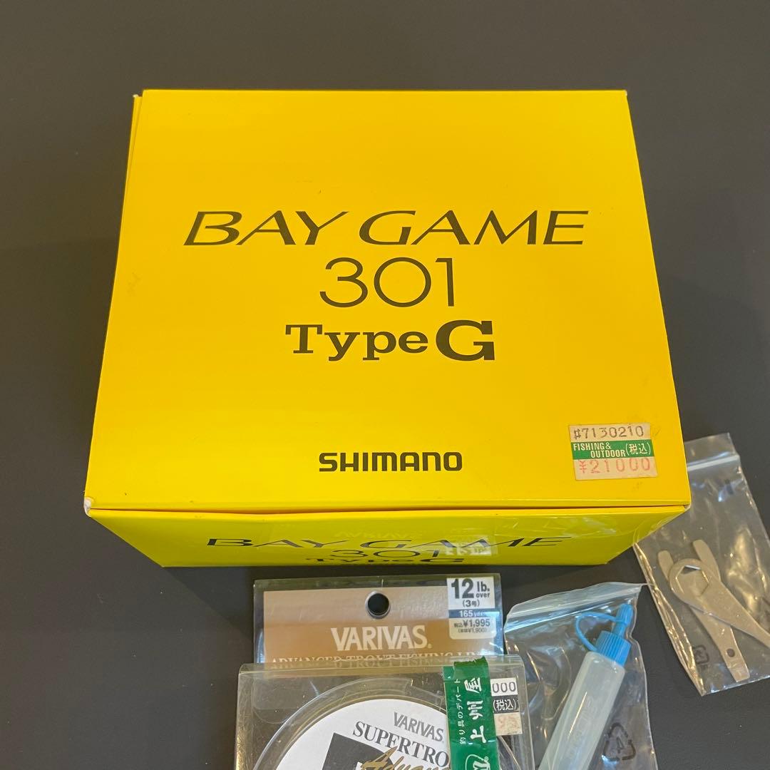シマノ ベイゲーム タイプG 301 ベイトリール 左巻き BAY GAME