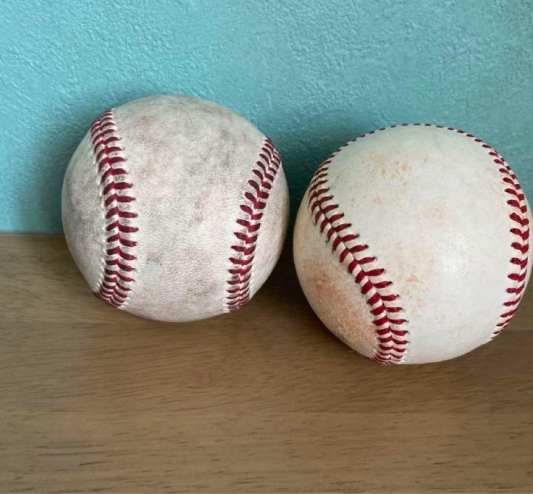 日本ハム ファイターズ　2球　練習球　野球ボール　公式球　北海道　プロ　エスコン