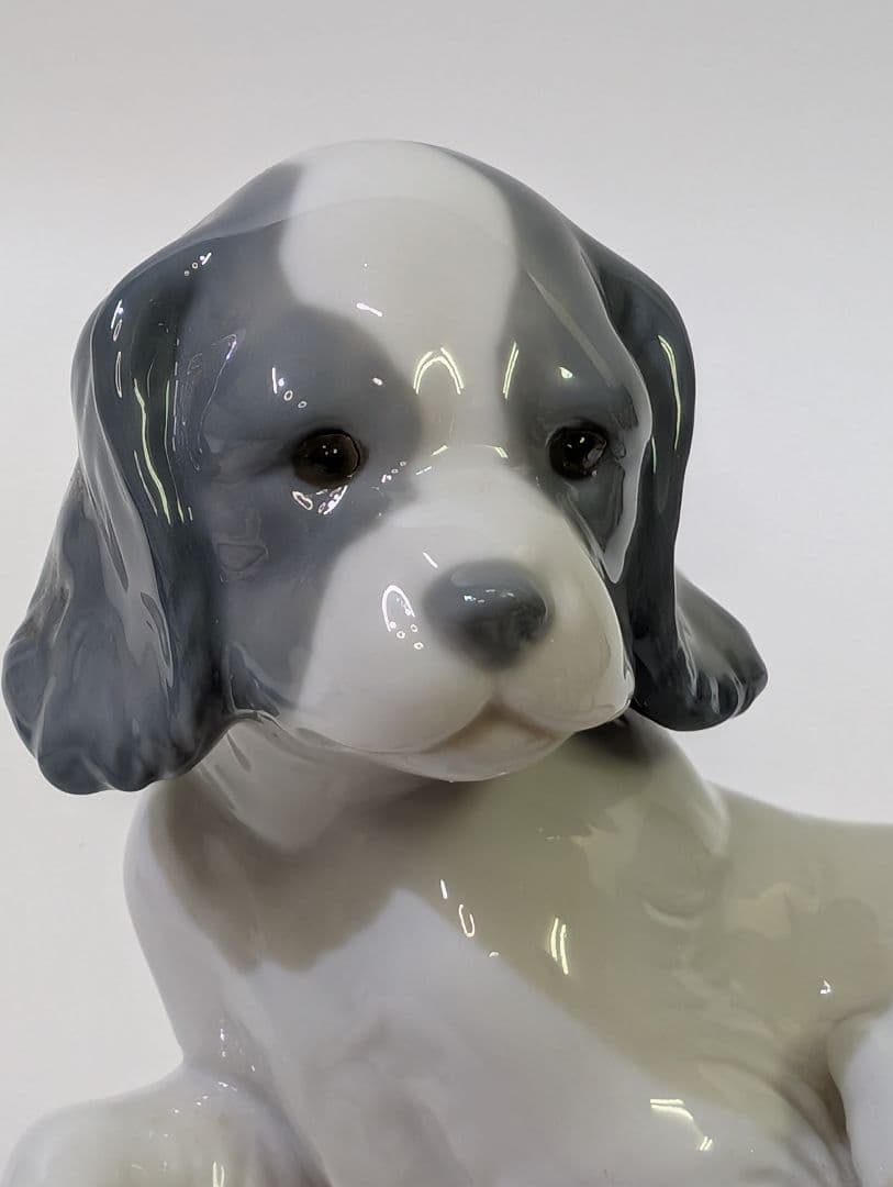 リヤドロ LLADRO NAO 戯れる子犬 フィギュリン 『いたずらっ子』仔犬