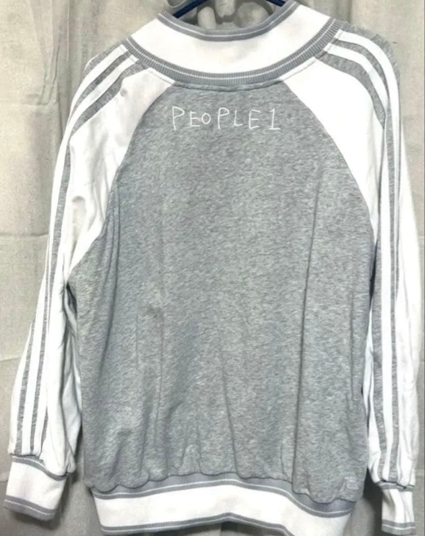【最終価格】PEOPLE 1 ピープルワン スウェット/アッシュグレー Lサイズ