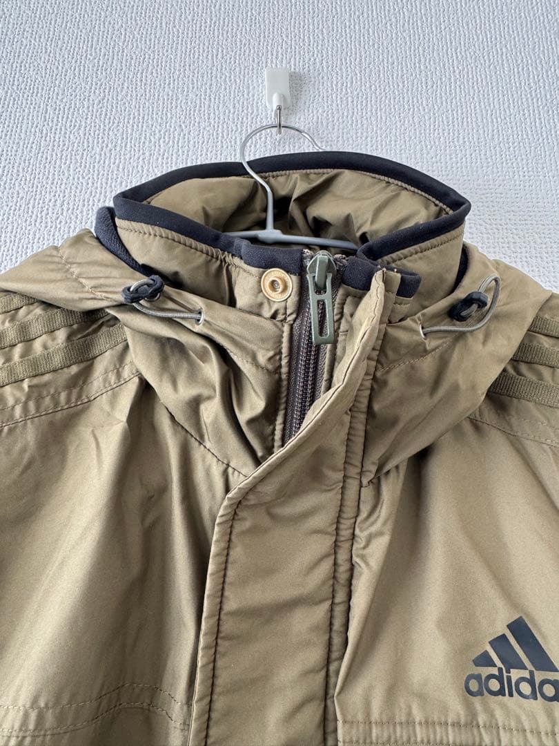 adidas ジャージ上下セット　メンズ　Sサイズ　秋冬用　オリーブ色　新品