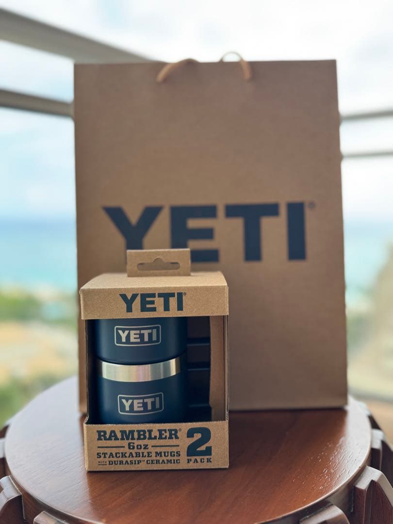 新品　YETI RAMBLER 6oz スタッキングマグ2pack ネイビー