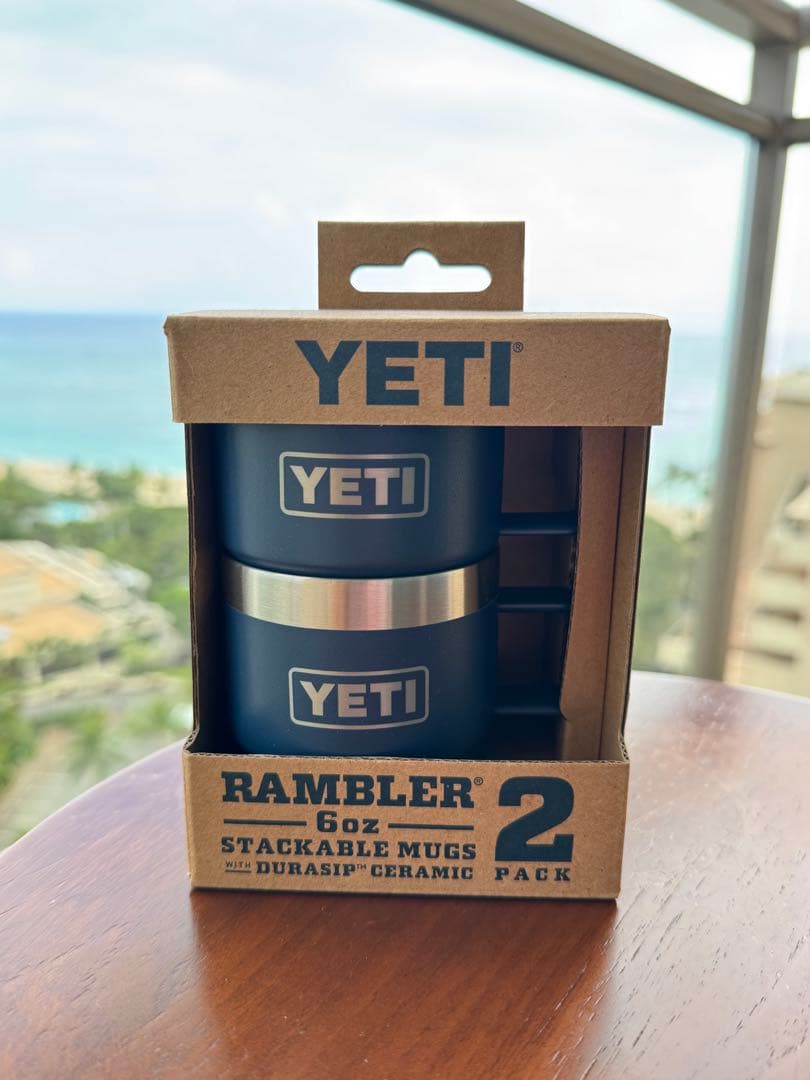 新品　YETI RAMBLER 6oz スタッキングマグ2pack ネイビー