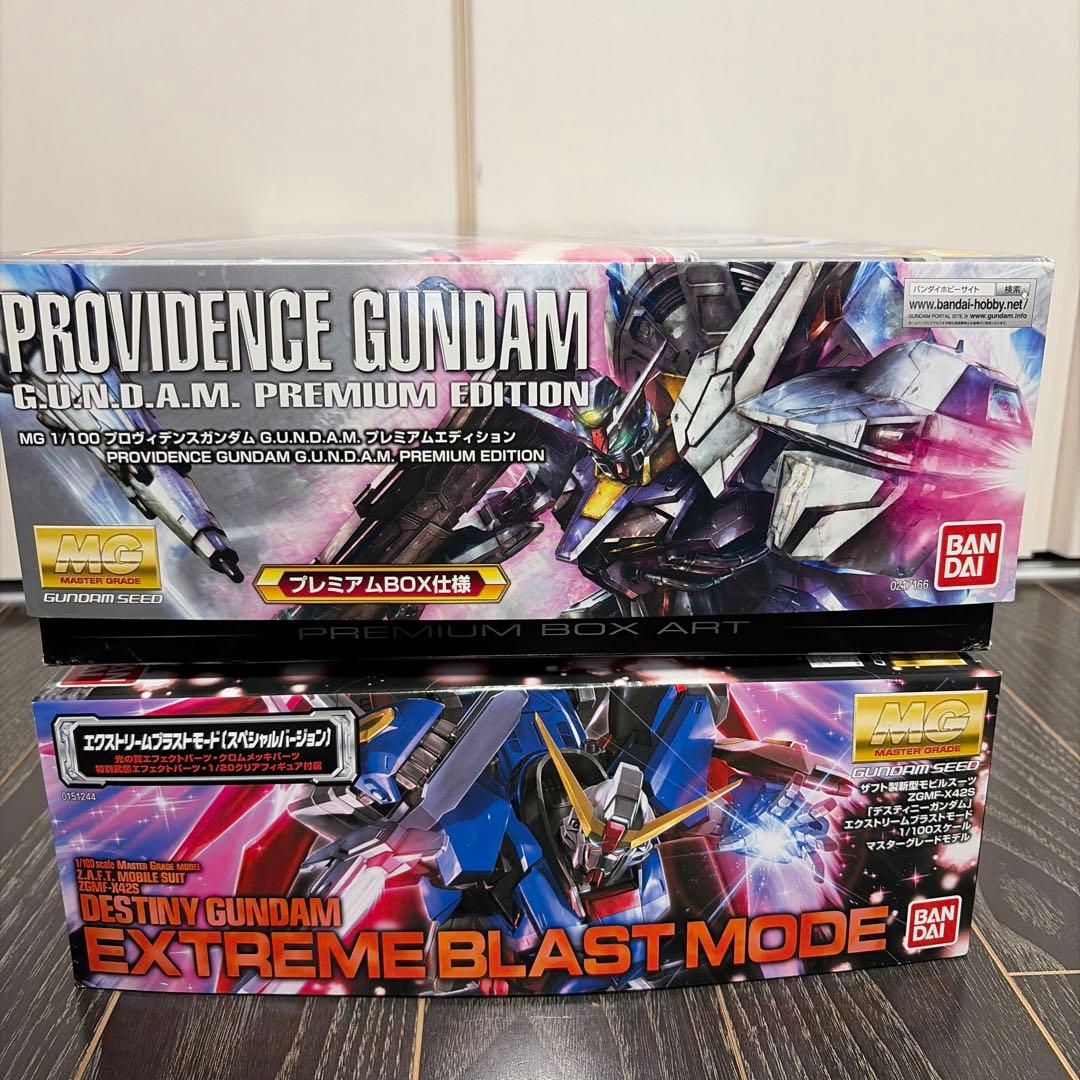 【特装版ＭＧガンプラ2点セット】プロヴィデンスガンダム&デスティニーガンダム