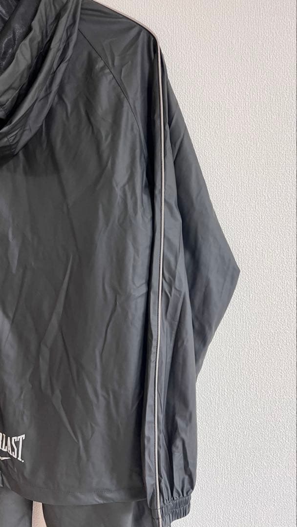 美品EVERLAST エバーラスト フィットネス サウナスーツ上下 セットアップ