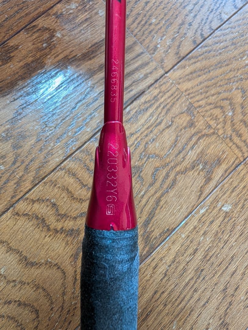 YONEX バドミントンラケット レッド ブラック