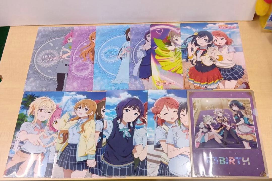 ❶ 虹ヶ咲学園スクールアイドル同好会 クリアファイル 下敷き 大量 まとめ売り