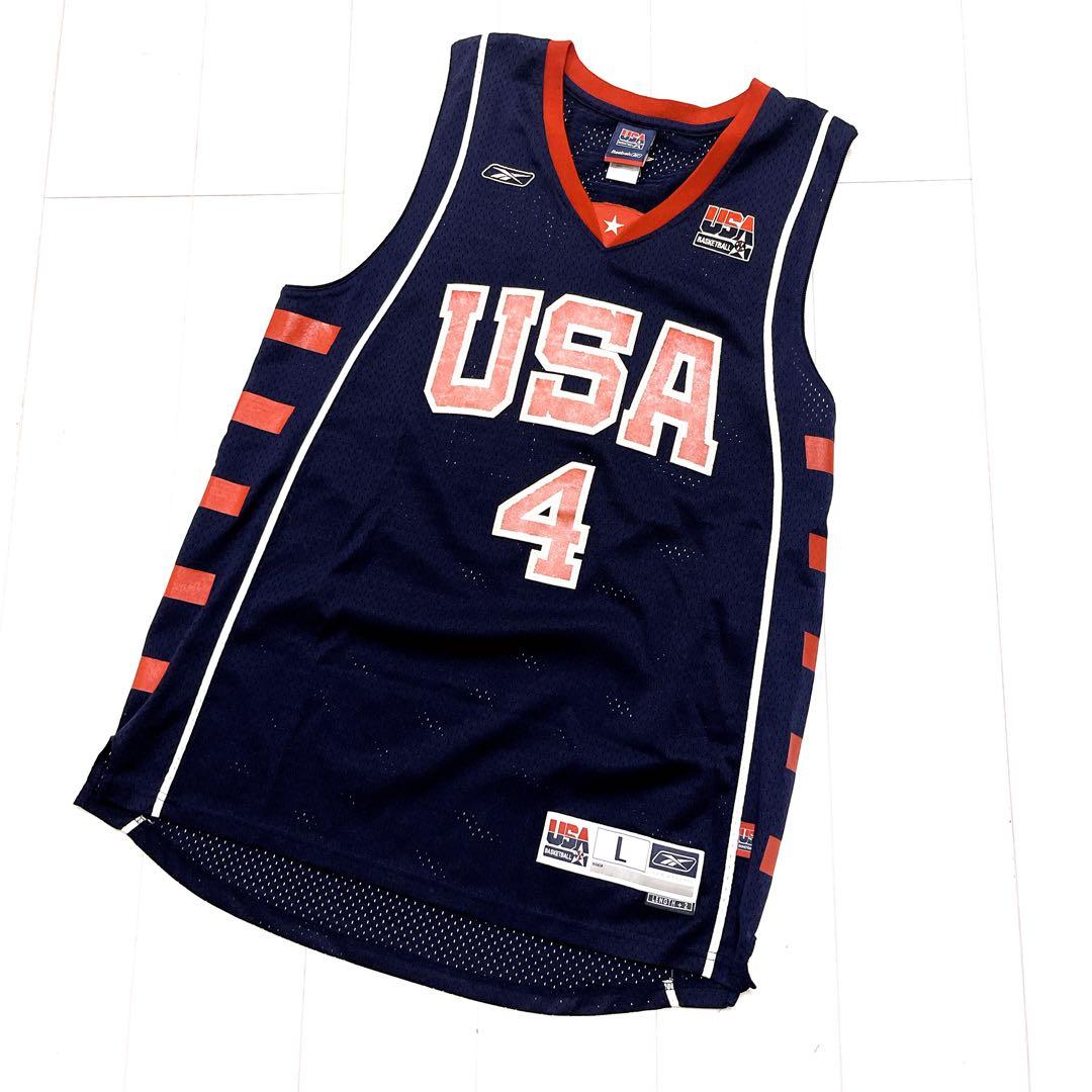 アイバーソン　USAオリンピック　バスケットボールユニフォーム　ヴィンテージ