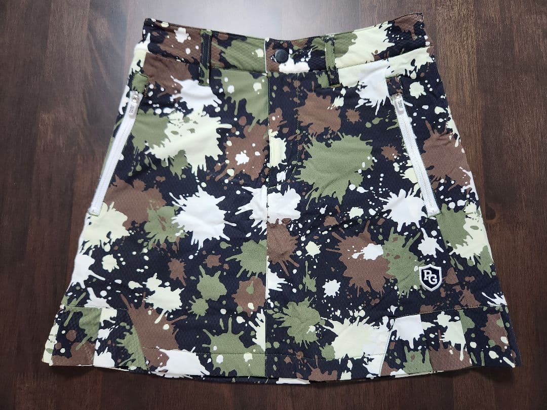 【超美品】PEARLY GATES カモフラージュ スカート