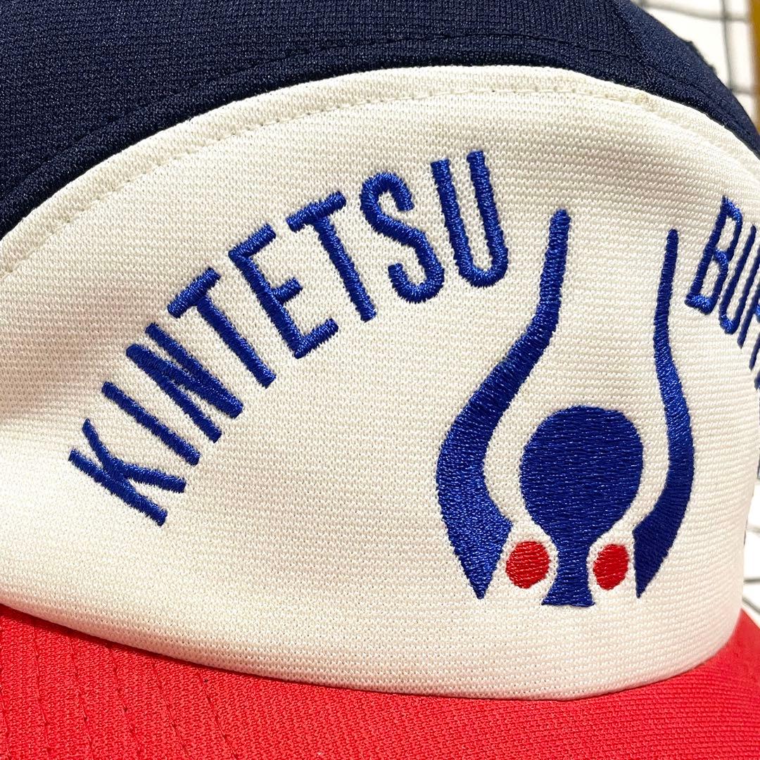 【美品】近鉄バファローズ キャップ アシックス復刻 アジャスター付きフリーサイズ