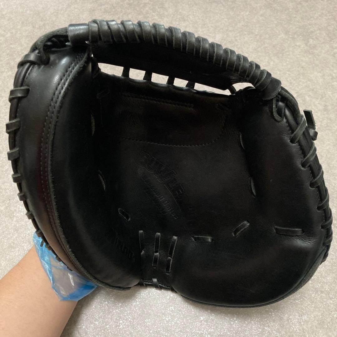 幻の赤ビュー 一般 大人用 軟式 野球 グローブ キャッチャーミット 状態良好品