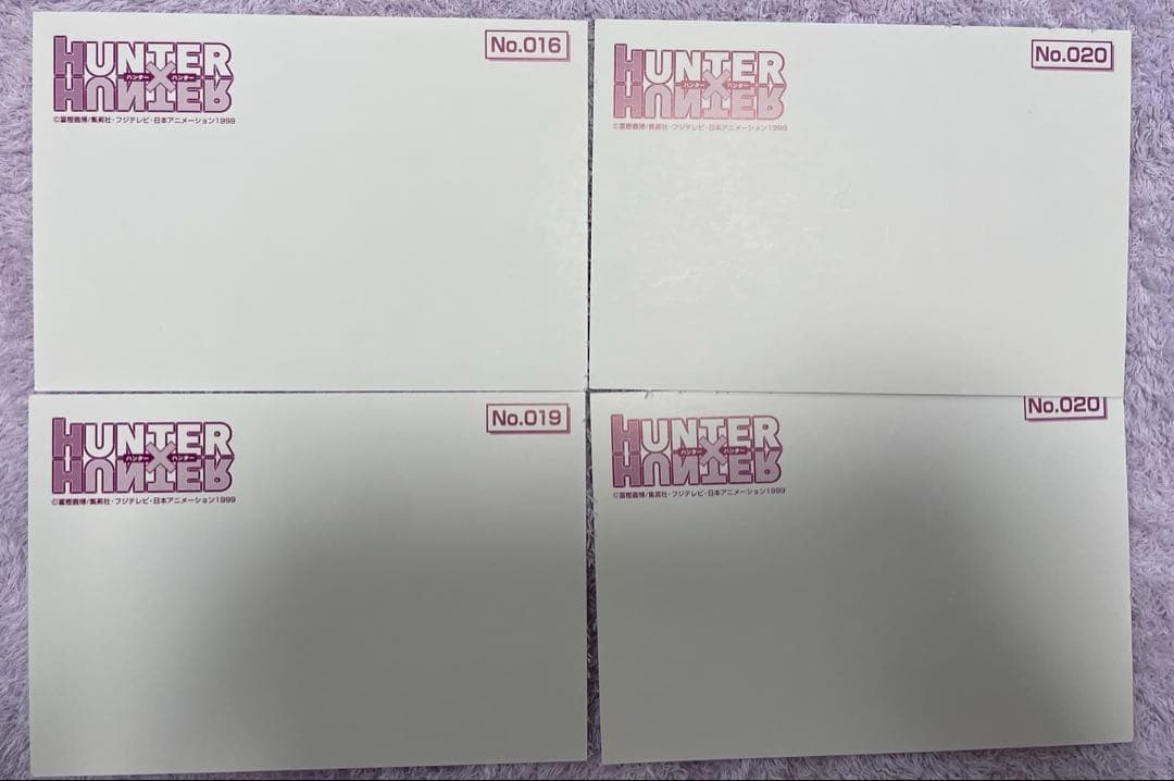 ハンターハンター　クラピカ　ブロマイド　セット　旧アニメ