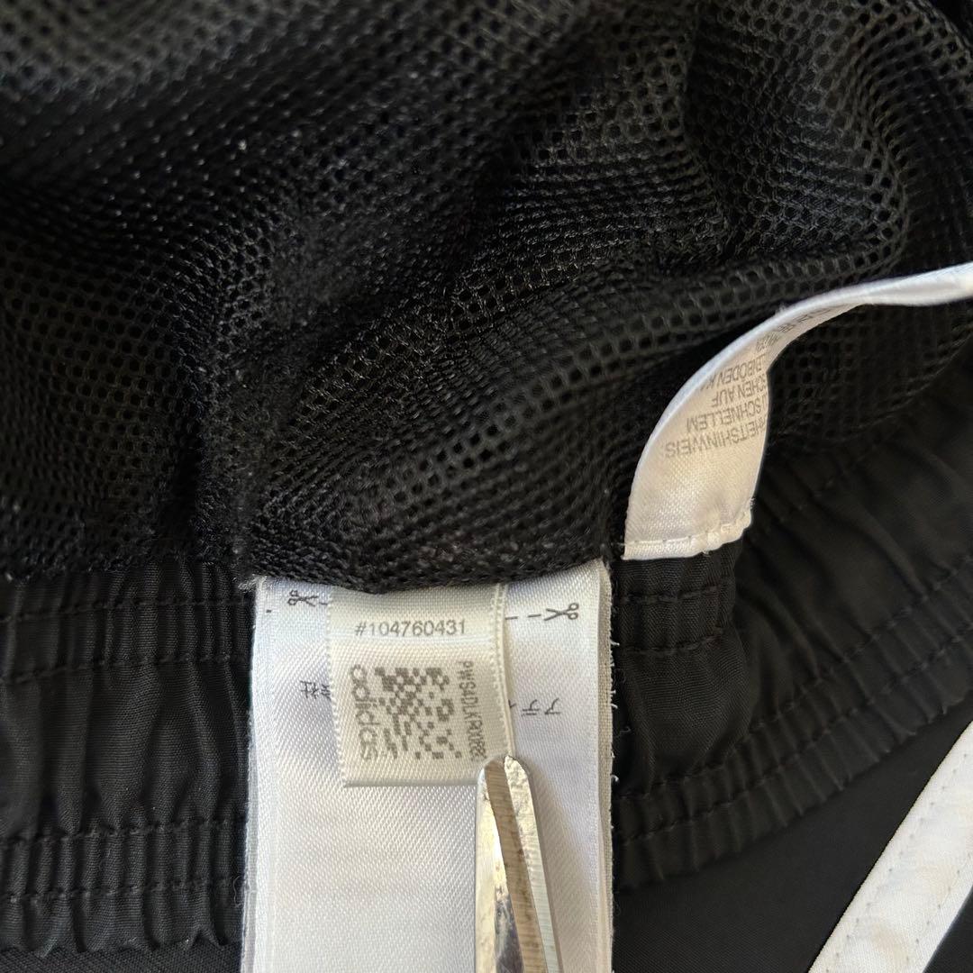 adidas ドイツ代表 トラックパンツ ナイロン スリーストライプ ブラック