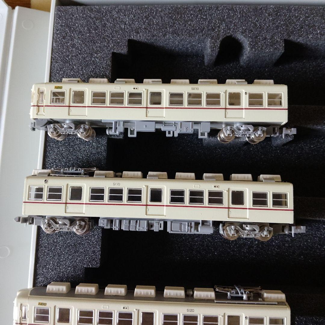 京王５０００系(初代アイボリー塗装)組立完成モデル(グリーンマックス)