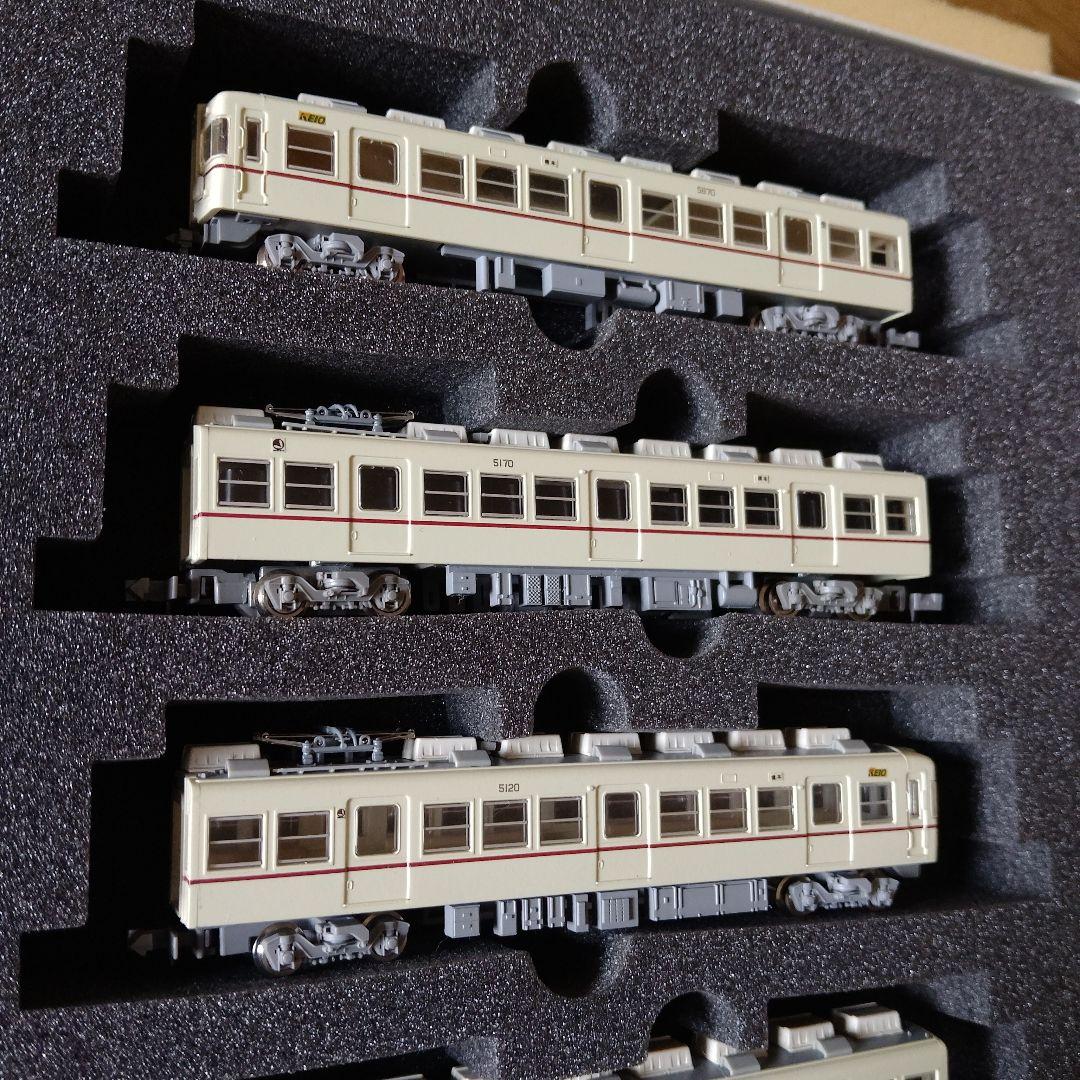 京王５０００系(初代アイボリー塗装)組立完成モデル(グリーンマックス)