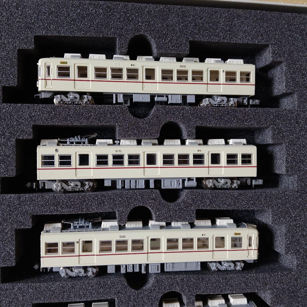 京王５０００系(初代アイボリー塗装)組立完成モデル(グリーンマックス)