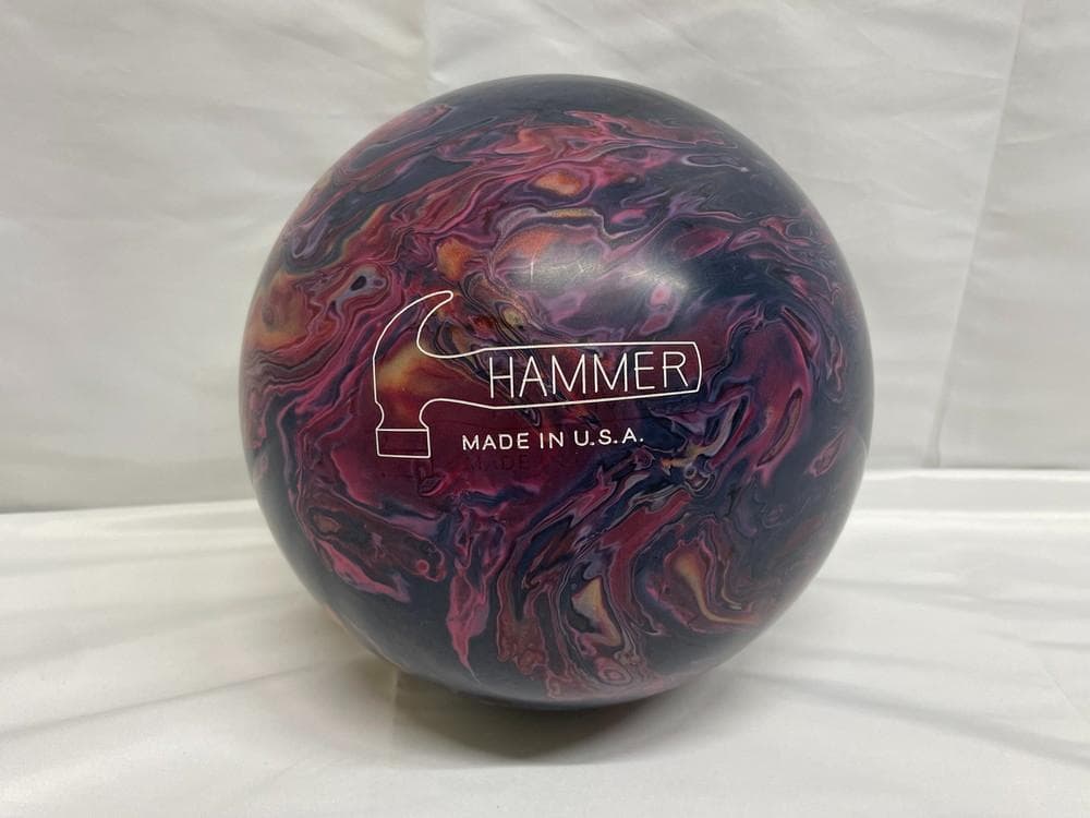 ◆HAMMER BLACL WIDOW HAZARD ボウリングボール10214