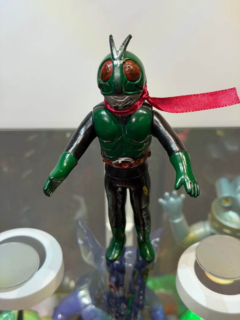 旧バンダイ製 仮面ライダー ソフビ フィギュア　14cm　当時物　レア　希少