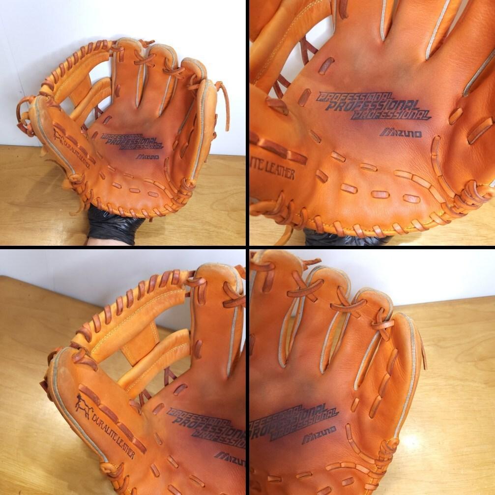 ミズノ 坂本モデル 限定PROFESSIONAL×3 良品 内野用 軟式グローブ