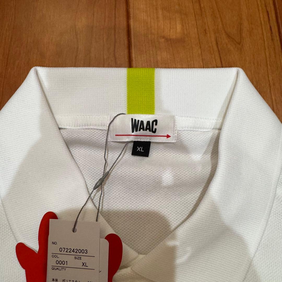 WAAC GOLFメンズゴルフウェアポロシャツ 未使用タグ付き