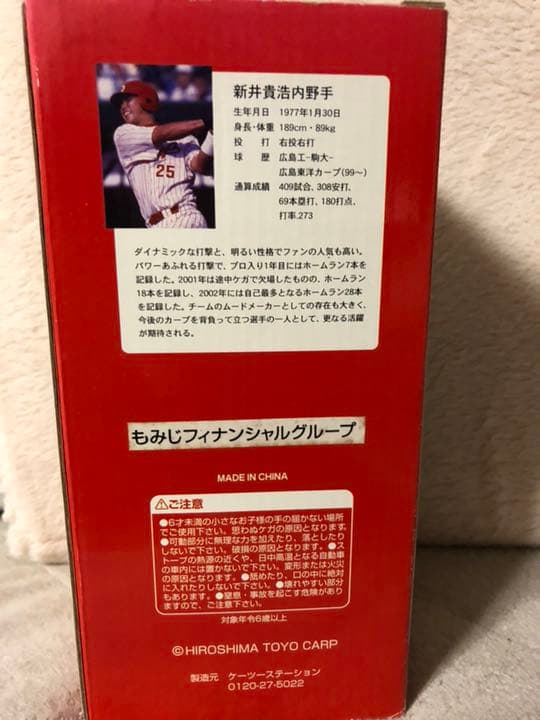 カープ新井貴浩選手首振り人形