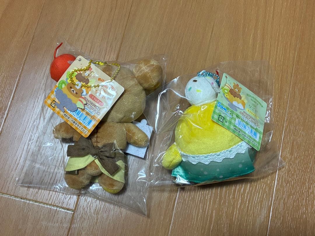 リラックマストア　名古屋パルコ店限定　喫茶　リラックマ　キイロイトリ　ぶらさげ①